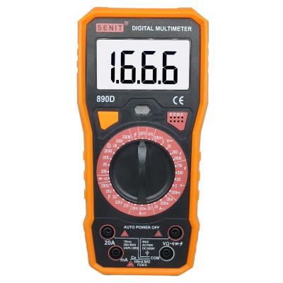 高精度数显电压电流表1000V手持式防烧家用维修890D 数字万用表