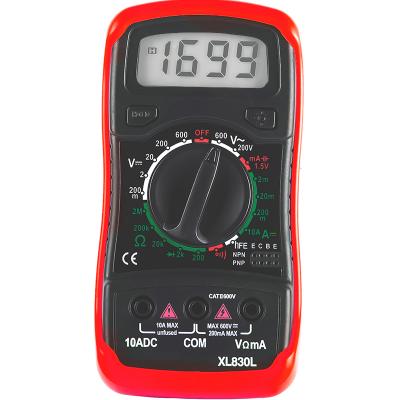 XL830L 数字万用表高精度数显万能表电工多功能家用  便携式万用表
